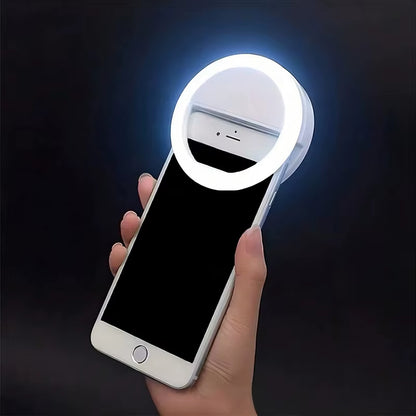 LED Selfie Ring Light - Professional Makeup Lighting and Mobile Photography Lamp