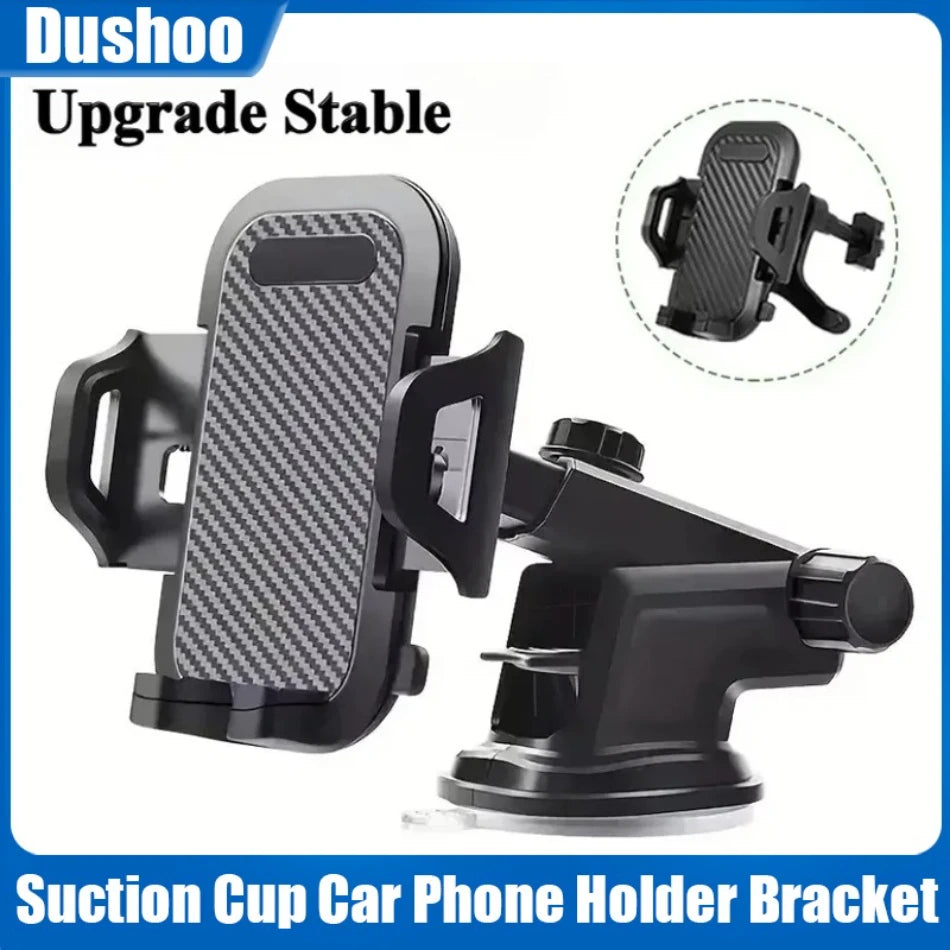 360° Adjustable Windshield Phone Holder for Car - Dashboard Mount for iPhone 16, 15, 14, Samsung, and Xiaomi Devices