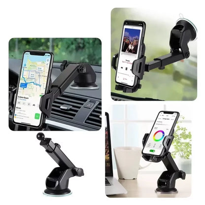 360° Windshield Car Phone Holder Car Dashboard Mobile Cell Support Bracket  Sucker for Ipho...